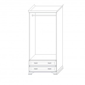 Шкаф 2-х дверный (корпус) Сиена в Можге - mozhga.ok-mebel.com | фото 5