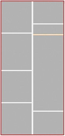 Шкаф 2-х дверный Ольга-1Н для одежды и белья в Можге - mozhga.ok-mebel.com | фото 3
