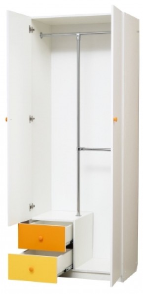 Шкаф 2-х дверный с ящиками и зеркалом Радуга (800) в Можге - mozhga.ok-mebel.com | фото 2