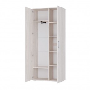Шкаф 2-х створчатый Флоренция (ясень белый) в Можге - mozhga.ok-mebel.com | фото 2
