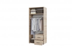 Шкаф 2-х створчатый с ящиками VICTOR (Сонома) в Можге - mozhga.ok-mebel.com | фото 2