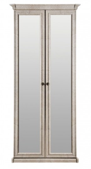 Шкаф 2-х створчатый с Зеркалом Афина (крем корень) в Можге - mozhga.ok-mebel.com | фото