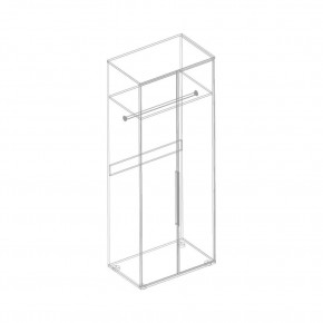 Шкаф 2-ств. для одежды "Лео" в Можге - mozhga.ok-mebel.com | фото 3