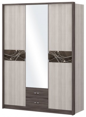 Шкаф 3-х дверный с зеркалом Шк68.2 МС Николь в Можге - mozhga.ok-mebel.com | фото