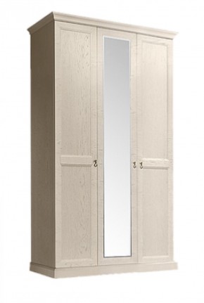 Шкаф 3-х дверный (с зеркалом) для платья и белья Венеция дуб седан (ВНШ1/3) в Можге - mozhga.ok-mebel.com | фото