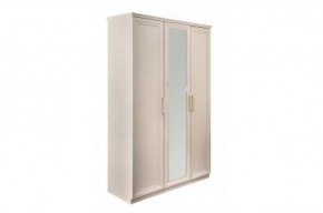 Шкаф 3-х ств с зеркалом Мокко (бежевый) в Можге - mozhga.ok-mebel.com | фото