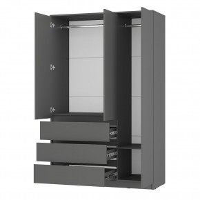 Шкаф 3-х створчатый Симпл ШК-08 (графит) в Можге - mozhga.ok-mebel.com | фото 2