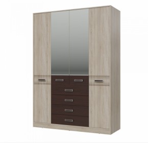 Шкаф  4-х дверный  с ящиками РУМБА в Можге - mozhga.ok-mebel.com | фото