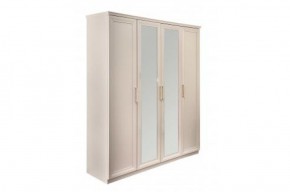 Шкаф 4-х ств с зеркалами Мокко (бежевый) в Можге - mozhga.ok-mebel.com | фото