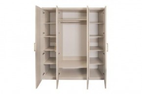 Шкаф 4-х ств с зеркалами Мокко (бежевый) в Можге - mozhga.ok-mebel.com | фото 2