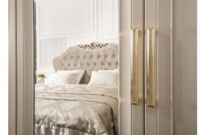 Шкаф 4-х ств с зеркалами Мокко (бежевый) в Можге - mozhga.ok-mebel.com | фото 4
