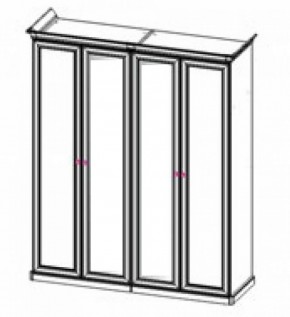 Шкаф 4-х створчатый (2+2) Без Зеркал "Патрисия" (караваджо) в Можге - mozhga.ok-mebel.com | фото