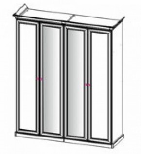 Шкаф 4-х створчатый (2+2) с Зеркалом "Патрисия" (караваджо) в Можге - mozhga.ok-mebel.com | фото
