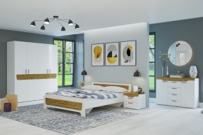 Шкаф 4-х створчатый Милана (Белый/Сосна Гранд) в Можге - mozhga.ok-mebel.com | фото 4