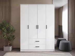 Шкаф 4-х створчатый Титан (белый) в Можге - mozhga.ok-mebel.com | фото