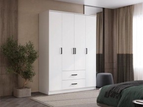 Шкаф 4-х створчатый Титан (белый) в Можге - mozhga.ok-mebel.com | фото 5
