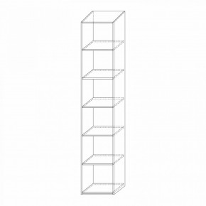 Шкаф 450 с зеркальным фасадом Марсель в Можге - mozhga.ok-mebel.com | фото 7