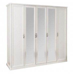Шкаф 5-ти ств (2+1+2) с зеркалами Мишель (комплект) в Можге - mozhga.ok-mebel.com | фото