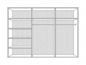 Шкаф 6-и дверный с зеркалами (05.146) Анита в Можге - mozhga.ok-mebel.com | фото 2