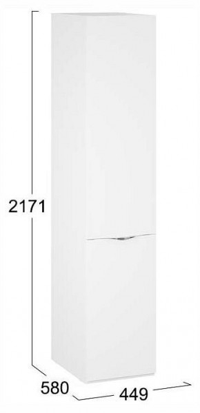 Шкаф для белья Глосс СМ-319.07.001 в Можге - mozhga.ok-mebel.com | фото 4