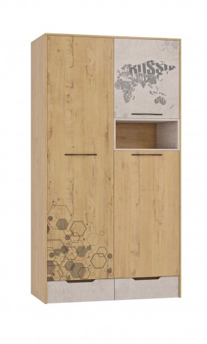 Шкаф для одежды 3 двери и 2 ящика Шк134.0 ДС Стэнфорд в Можге - mozhga.ok-mebel.com | фото
