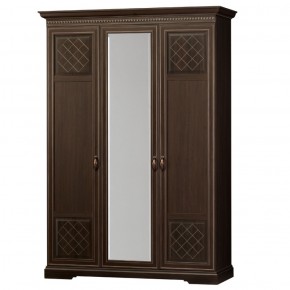 Шкаф для одежды 3-дверный №800 Парма Дуб нортон темный в Можге - mozhga.ok-mebel.com | фото