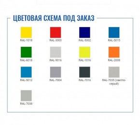 Шкаф для раздевалок усиленный ML-11-40 (базовый модуль) в Можге - mozhga.ok-mebel.com | фото 2