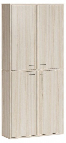 Шкаф книжный Домино СУ(ш2в2)+4ФГ в Можге - mozhga.ok-mebel.com | фото