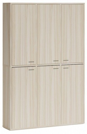 Шкаф книжный Домино СУ(ш3в2)+6ФГ в Можге - mozhga.ok-mebel.com | фото