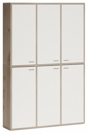 Шкаф книжный Домино СУ(ш3в2)+6ФГ в Можге - mozhga.ok-mebel.com | фото