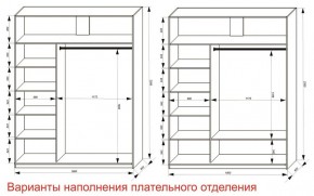 Шкаф-купе 1800 серии SOFT D8+D2+B2+PL4 (2 ящика+F обр.штанга) профиль «Графит» в Можге - mozhga.ok-mebel.com | фото 7