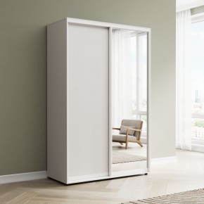 Шкаф-купе Акцент-Сим ДЗ 1400-600 (Белый шагрень) в Можге - mozhga.ok-mebel.com | фото