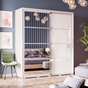 Шкаф-купе Крафт-6 1.6 м ШКК-06 (ясень белый) в Можге - mozhga.ok-mebel.com | фото