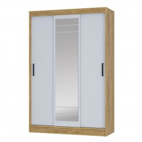 Шкаф-купе Тео ШКК-02 (крафт/белый) в Можге - mozhga.ok-mebel.com | фото 2