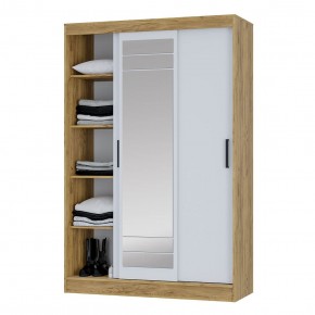 Шкаф-купе Тео ШКК-02 (крафт/белый) в Можге - mozhga.ok-mebel.com | фото 4