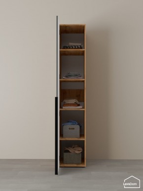 Шкаф Linnea MHR-1-2 2050х400х510 (ДВ-М 11.1.25) в Можге - mozhga.ok-mebel.com | фото 4
