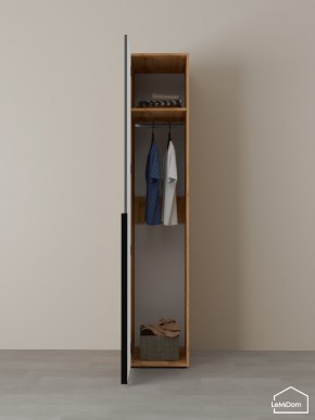 Шкаф Linnea MHR-1 2050х400х510 (ДВ-М 11.1.25) в Можге - mozhga.ok-mebel.com | фото 4