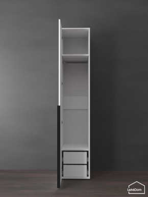 Шкаф Linnea MHR-1-3 2050х400х510 (Белый-М 11.1.1) в Можге - mozhga.ok-mebel.com | фото 6
