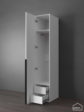 Шкаф Linnea MHR-1-3 2050х400х510 (Белый-М 11.1.1) в Можге - mozhga.ok-mebel.com | фото 7