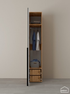 Шкаф Linnea MHR-1-3 2050х400х510 (ДВ-М 11.1.25) в Можге - mozhga.ok-mebel.com | фото 5