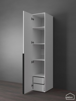 Шкаф Linnea MHR-1-4 2050х400х510 (Белый-М 11.1.1) в Можге - mozhga.ok-mebel.com | фото 5
