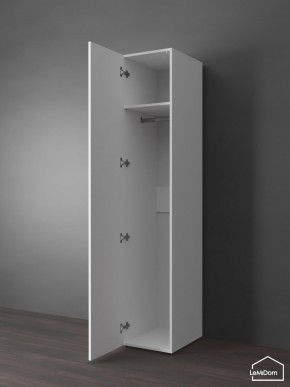Шкаф Linnea MHR-1PO 2050х400х510 (Белый-М 11.1.1) в Можге - mozhga.ok-mebel.com | фото 4