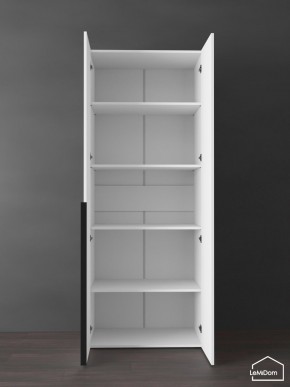 Шкаф Linnea MHR-2-2 2050х800х510 (Белый-М 11.1.1) в Можге - mozhga.ok-mebel.com | фото 4