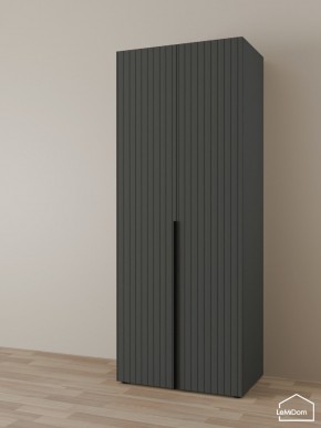 Шкаф Linnea MHR-2 2050х800х510 (Графит-М 11.1.25) в Можге - mozhga.ok-mebel.com | фото