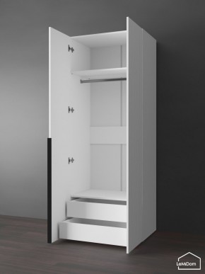 Шкаф Linnea MHR-2-3 2050х800х510 (Белый-М 11.1.2) в Можге - mozhga.ok-mebel.com | фото 5