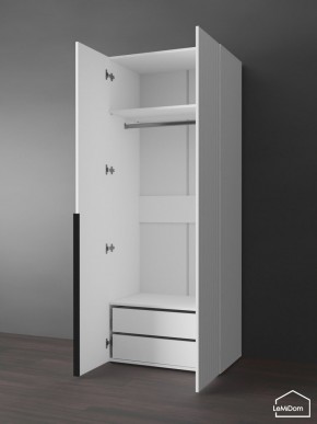 Шкаф Linnea MHR-2-3 2050х800х510 (Белый-М 11.1.2) в Можге - mozhga.ok-mebel.com | фото 6