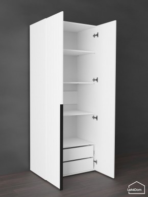 Шкаф Linnea MHR-2-4 2050х800х510 (Белый-М 11.1.2) в Можге - mozhga.ok-mebel.com | фото 6