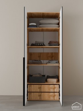 Шкаф Linnea MHR-2-4 2050х800х510 (ДВ-М 11.1.25) в Можге - mozhga.ok-mebel.com | фото 5
