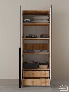 Шкаф Linnea MHR-2-4 2050х800х510 (ДВ-М 11.1.25) в Можге - mozhga.ok-mebel.com | фото 6