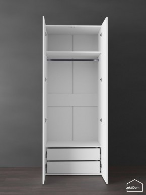 Шкаф Linnea MHR-2PO-3 2050х800х510 (Белый-М 11.1.1) в Можге - mozhga.ok-mebel.com | фото 4